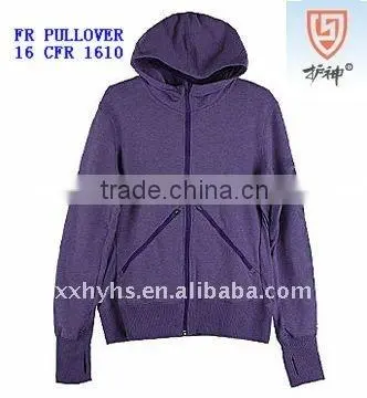 100% Cotton Flame Retardant Knitted Interlock Fabric With EN11611 EN11612 photo-3