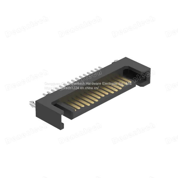 Denentech SATA 15P Male Straight Dip With Harpoon Connector photo-3