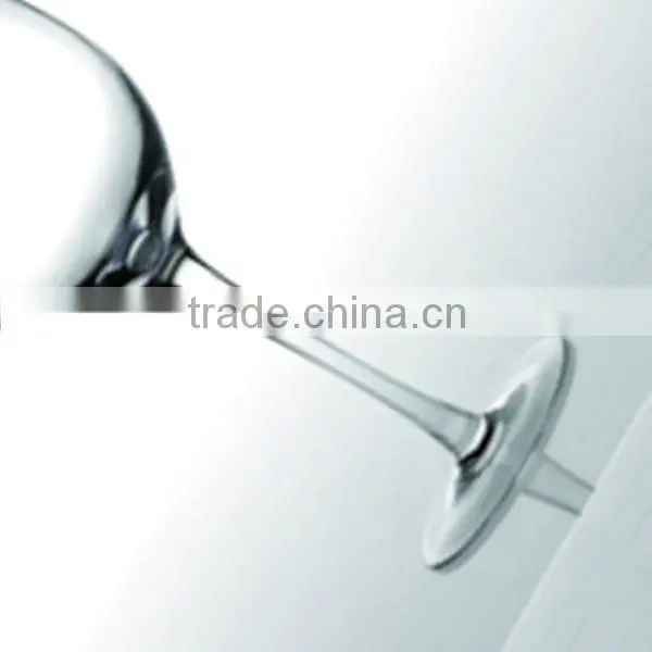 Handmade Mouth Blown High Quality Transparent Red Wine Glass photo-2