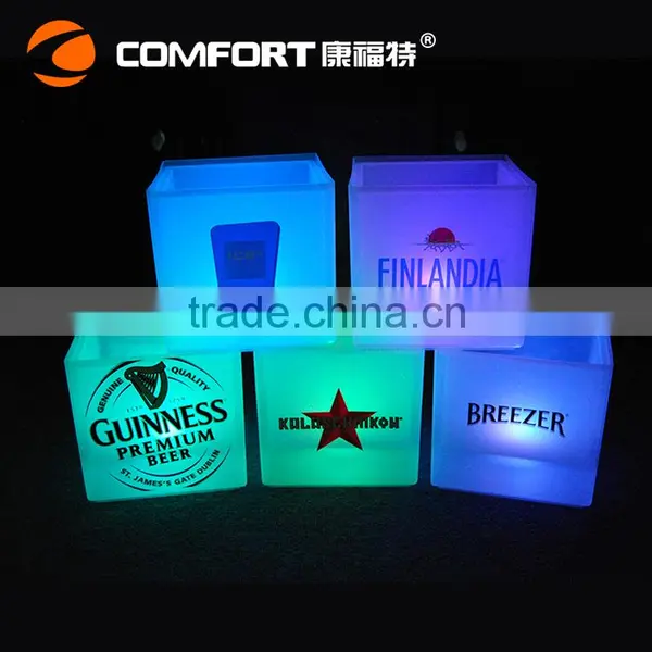 Bar Nightclub Equipment Illuminated Led Cube Pot Led Ice Bucket Cooler photo-2