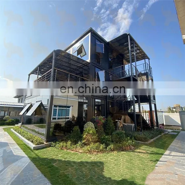 Shipping Container House Luxury High Quality Steel Quick Kit Prefab House 4 Bedrooms Prefab Homes House for Sale photo-2
