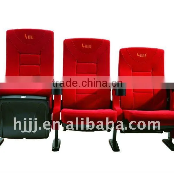Movable Cinema Chair Fabric Theater Movie Seat HJ813 photo-2