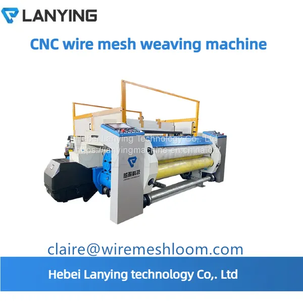 Automatic wire cloth weaving machine