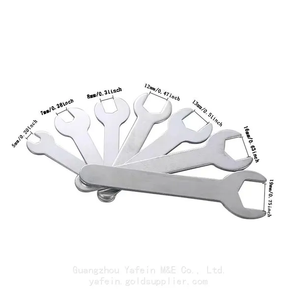 Simple Stamping Open Wrench 5-24mm Disposable Sheet Open Small Plate Hand DIY Small Tool photo-2