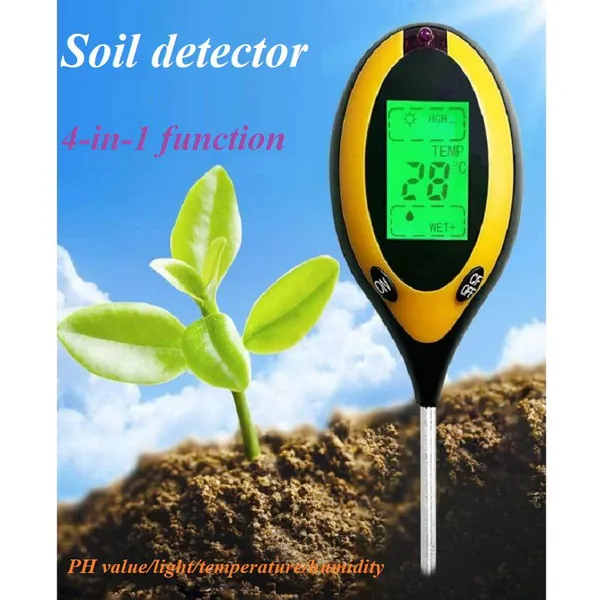 Four in one function of soil detector