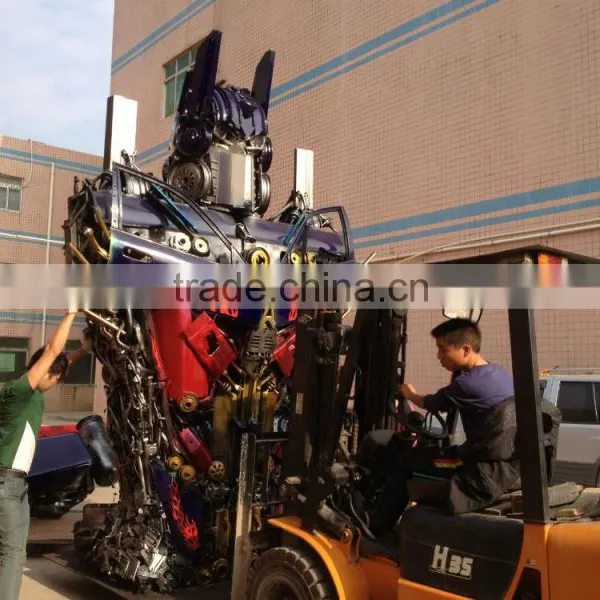 9 Meters High Optimus Prime , Large Modern Famous Arts Iron Sculpture for Outdoor Decoration photo-3