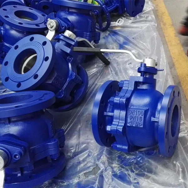 Heavy Duty Cast Steel Flanged Ball Valve Industrial Use photo-3