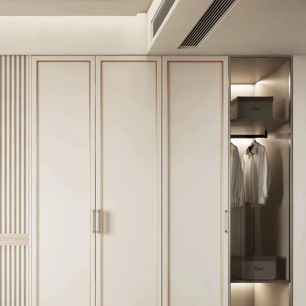 Hangmei Solid Wood Clad Stylized Door - Customizable Pure Solid Wood Mid-century Chinese Style Skeleton Door With Wood Visible and Paint Invisible