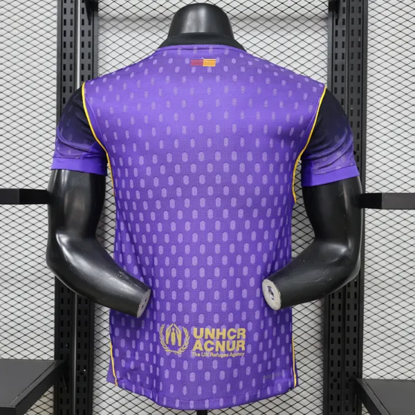 Barcelona Jersey 2026 Season La Liga Player Version Purple Football Shirt photo-2