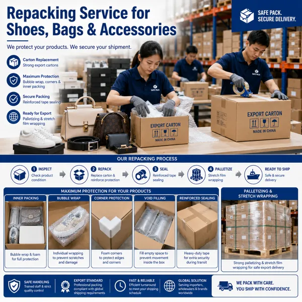 China Fashion Accessories Shipping Agent for Shoes Bags and Online Sellers photo-3