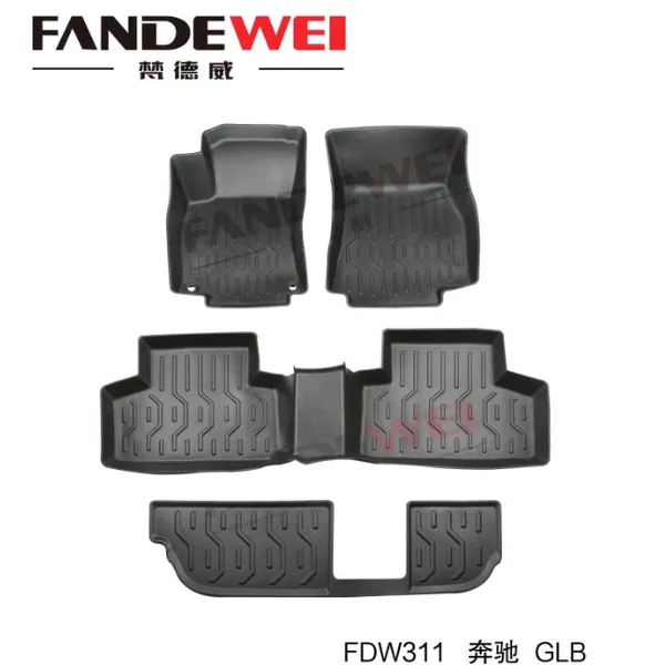 Use for Mercedes-Benz GLC GLA GLB GLE G 3D Car Floor Mat Luxury Carpet Easy to Clean Anti-slip Makers Custom All Weather Zero Formaldehyde Waterproof photo-3