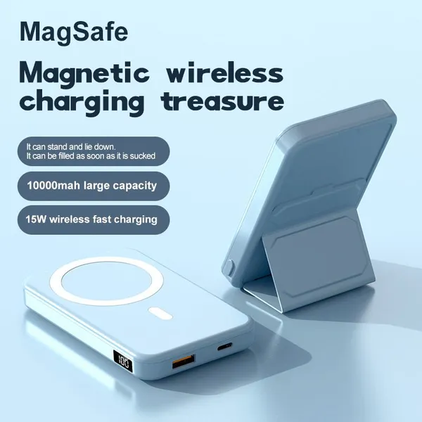 Wholesale Mini Wireless Power Bank with Stand 3C-Certified Magnetic Fast-Charging Power Bank WhatsApp +86- 13359210945