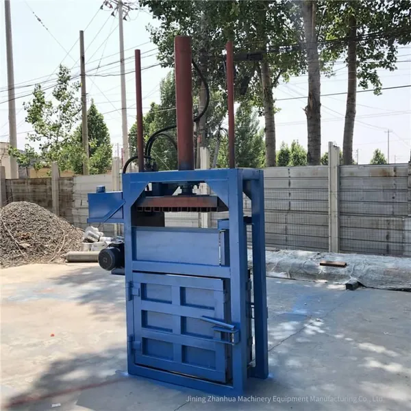 Vertical Aloe Vera Hydraulic Compressor, Semi-automatic Film Packing Machine, Waste Film and Plastic Film Baler photo-5
