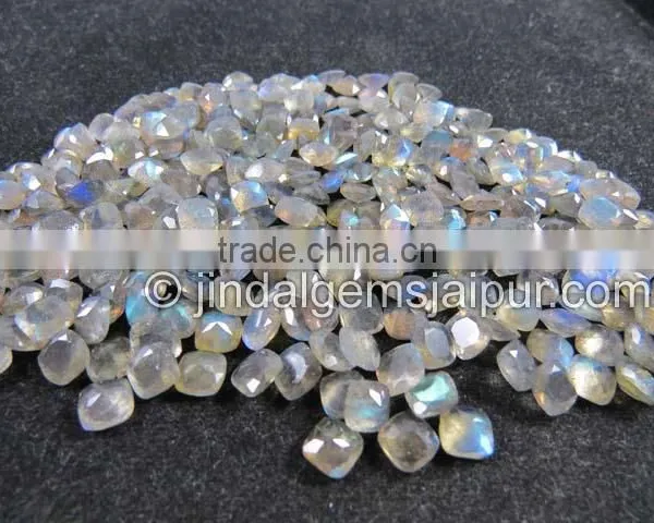 Wholesale Loose Gemstone Labradorite Cut Cushion 7 MM photo-3