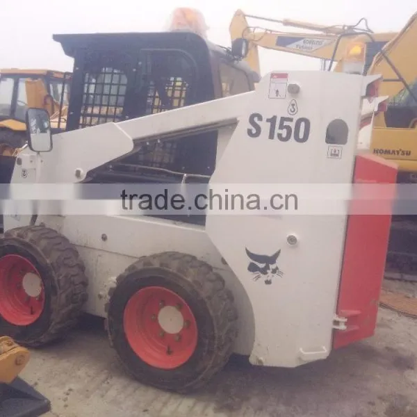 Used American Made Wheel Loader Bobcat S150 Mini Loader photo-3