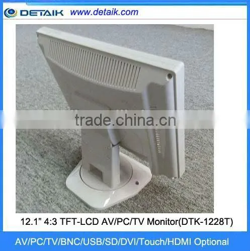 DTK-1228T 12.1 Inch 4:3 TFT LCD 3 in 1 AV / PC / TV Monitor photo-3