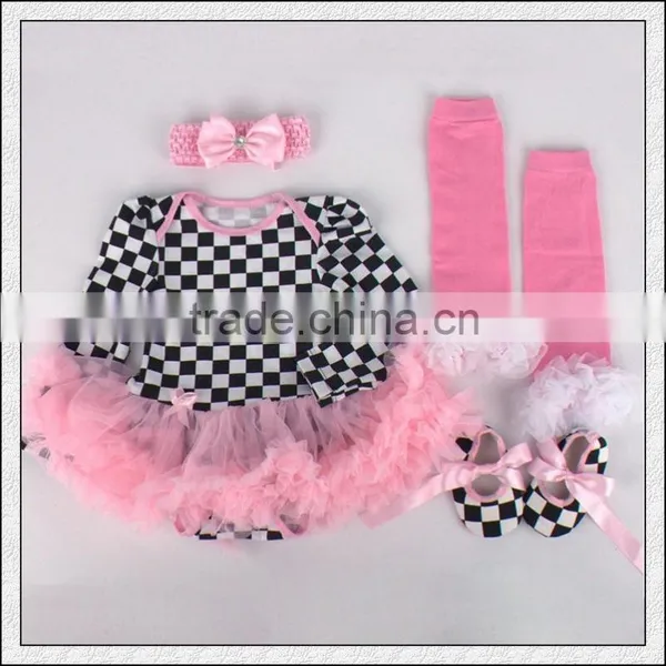 2016 New Style Wholesale Baby Romper 0-12 Month Child Tutu Dress Baby Romper Set photo-5
