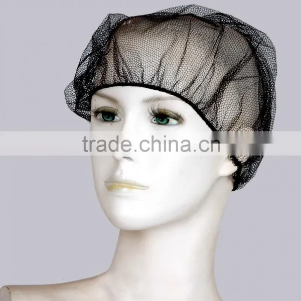 Elastic Disposable Hair Net Stockinet Nylon Polyester Mesh Caps White Black Red 18" 19" 21" 24" 28" Quality Choice photo-2