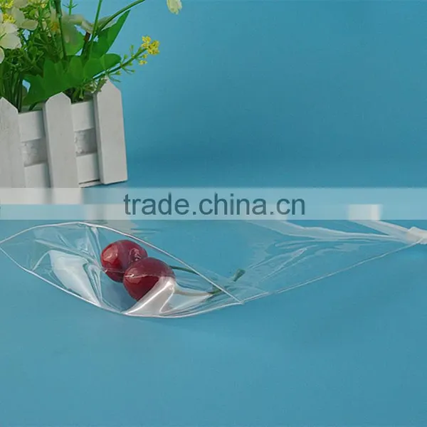 Degradable Material PVC Zip Lock Bags Clear Makeup Bags With Zipper photo-5