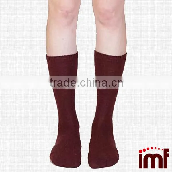Women's 100% Cashmere Trouser Scallop Edges Socks photo-2