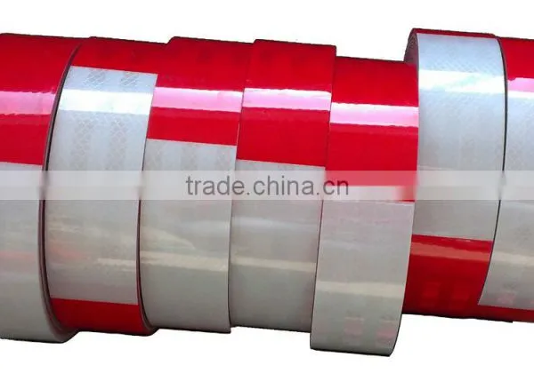 Red White Reflective Rolls Signing/truck Reflective Tape Supplier's Choice photo-2