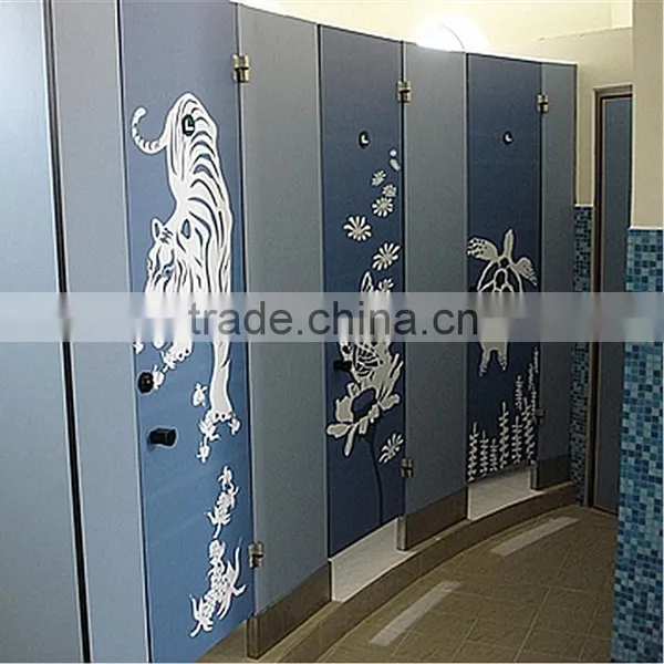 12mm Hpl Compact Laminate Toilet Partition photo-3
