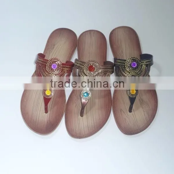 2015 PVC PCU Ladies Shoes Flipflops Slippers photo-2