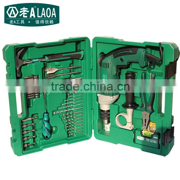 50PCS Repairing Householding Impact Drill Set Electric Drill Set Multifunction Tool Case Set photo-2