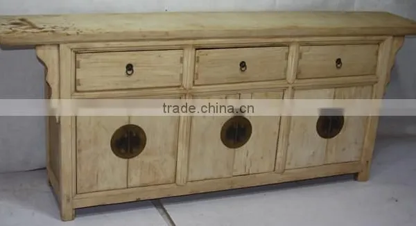 Chinese Antique Natural Reclaimed Wood Cabinet photo-2