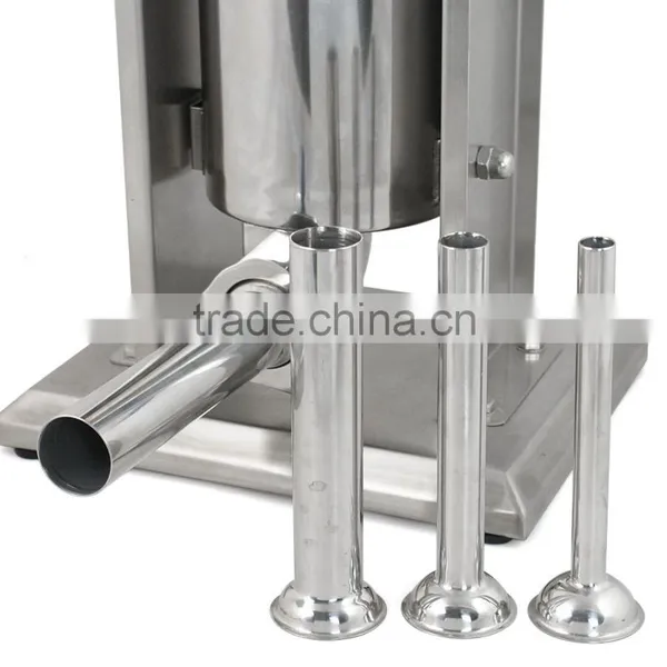 5L Vertical Commercial Sausage Stuffer 15LB Two Speed Stainless Steel Meat Press photo-3