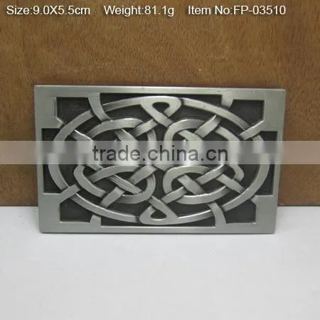 Pressing Zinc Alloy Fashion Famous Brand Logo Color Plate Belt Buckle photo-5