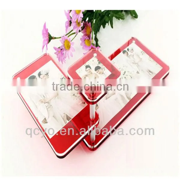 Promotional Gift Rotating Plastic Photo Cube Frame photo-6