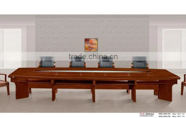 Long big wooden conference table YC-02