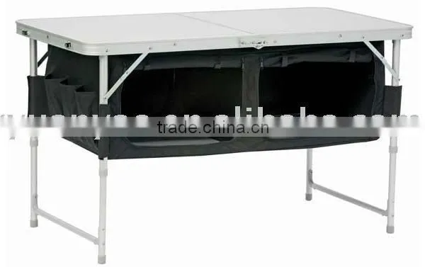 Folding Table With Cabinet