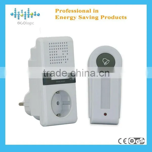 2012 Smart Wireless Free Socket Outlet Door Bell for Home