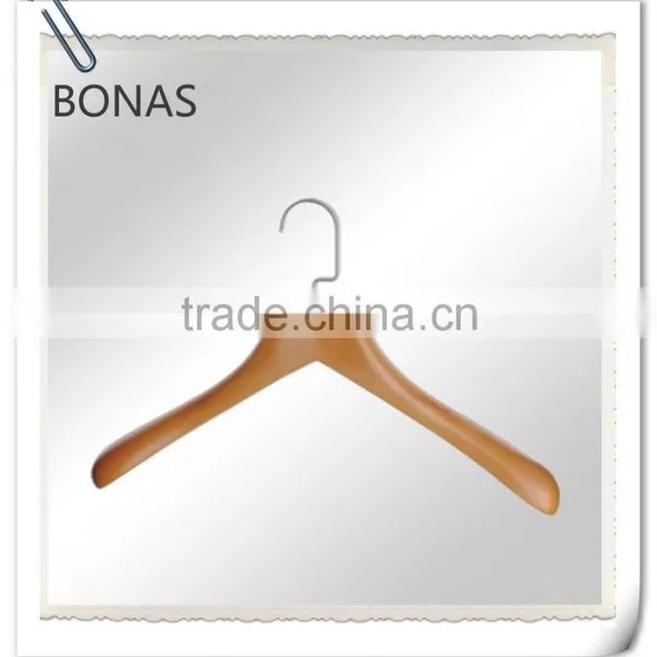 Wooden Hanger With Metal Hook