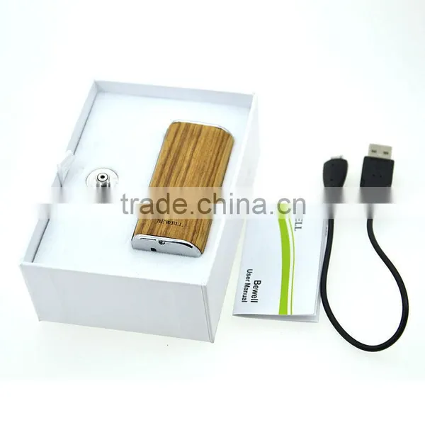 2015 Newest Design Natural Wooden Mini Box Mod Bewell Wood 20W Wood Box Mod photo-2