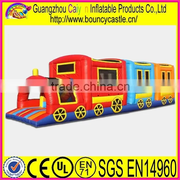 Carnival Inflatable Train Obstacle Course photo-2