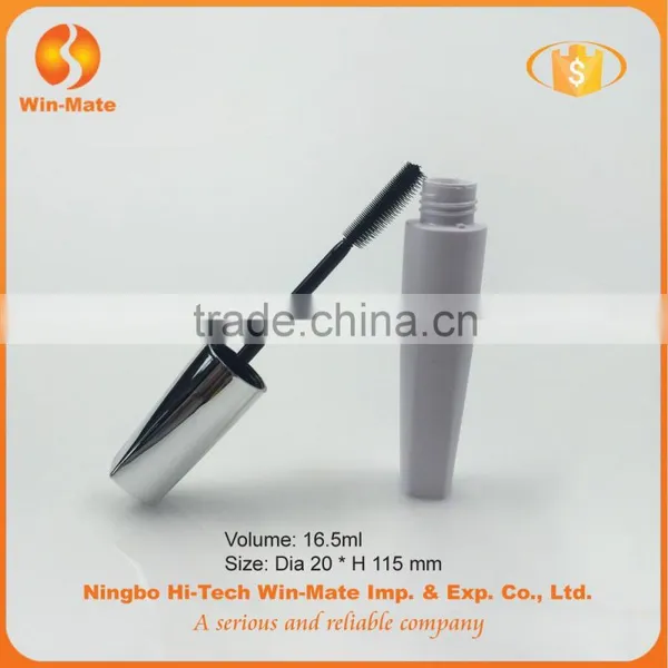Hot-selling White 16.6ml AS Mascara Container With Brush photo-5