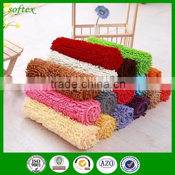Microfiber Chenille Bathroom Rug Bath Mat,non-slip Bathroom Floor Mats Rugs