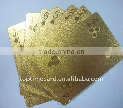 Gold Playing Card
