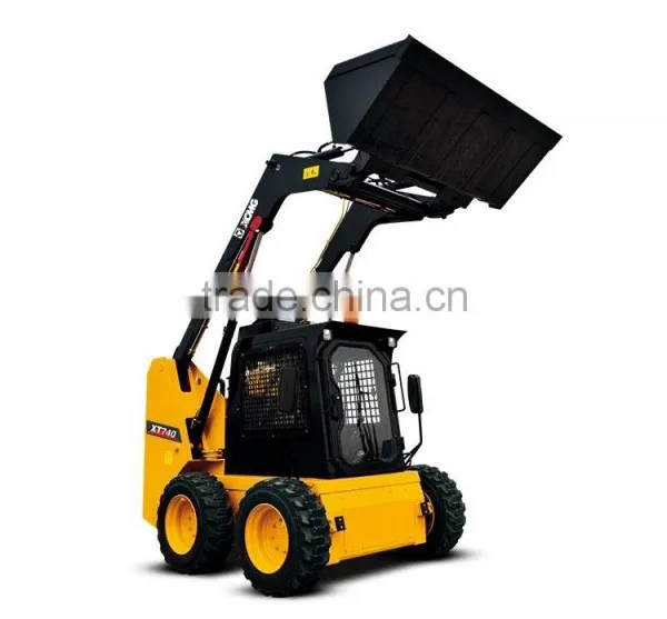 Chinese Used Mini Track Skid Steer Loader XT740 for Sale