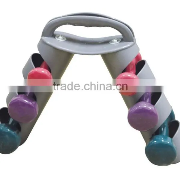 VINYL/NEOPRENE DUMBBELL SET photo-3