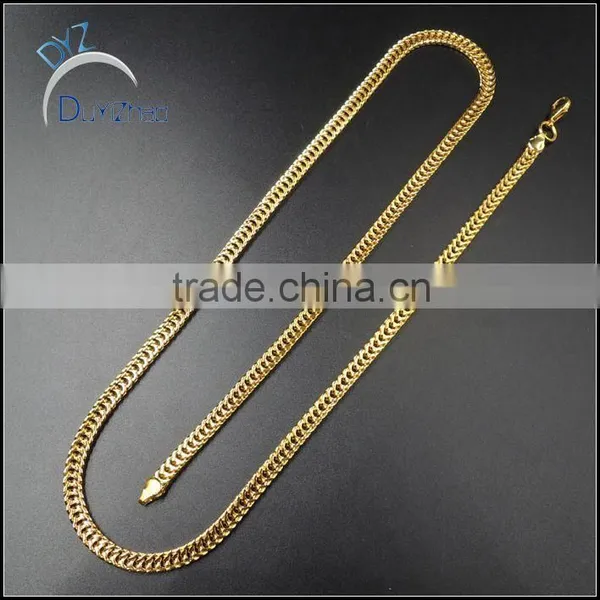 Latest High Quality Hip Hop Fashion Gold Plated Chains Jewelry photo-2