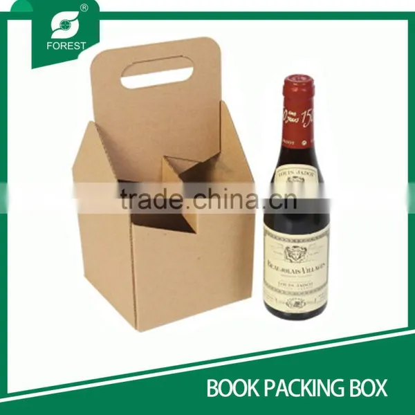 PAPER PACKAGING BOX WINE BOTTLE CARRIER photo-4