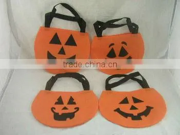 ECO-friendly Halloween Pumpkin Felt Gifts Bag for Party