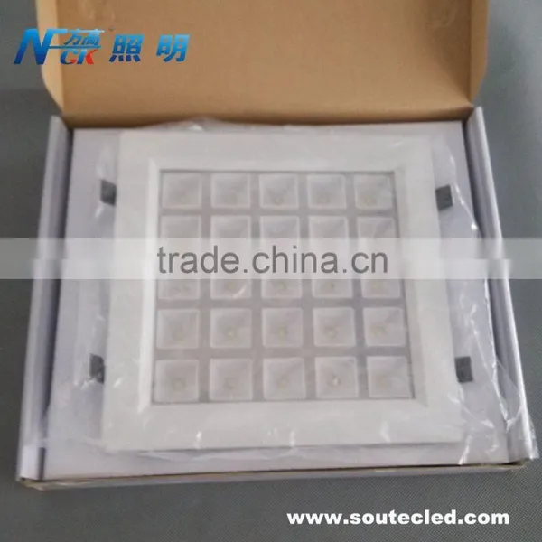 High Power 2250lm Cool White 25w Led Grille Light , Ceiling Grille Led Lamp photo-6