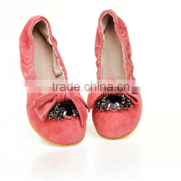 Small Size Lady Ballerina Shoes Flat Latin Shoes Beautiful High Quality