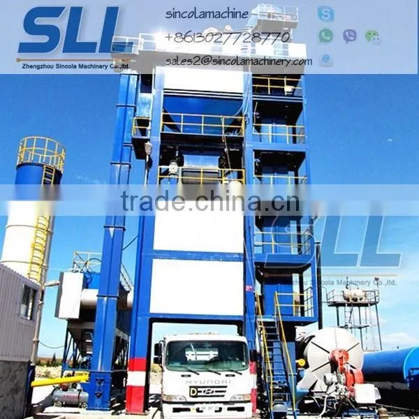 120t/h Stationary Asphalt Bituminous Concrete Mixing Plant Quality Choice