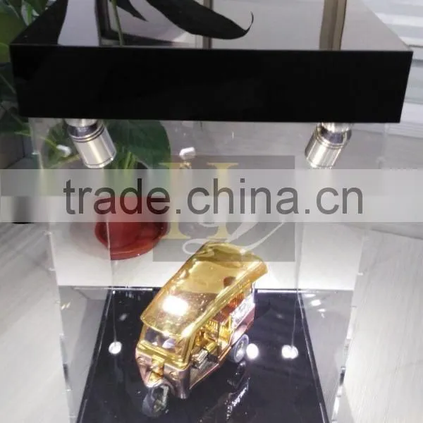 Top Grade Counter Top Led Illuminated Toys Dolls Knock-down Packing Acrylic Display Case photo-3